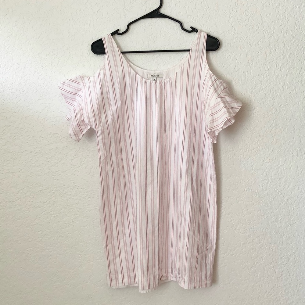 Madewell Cold Shoulder Dress NWOT - Picture 6 of 9